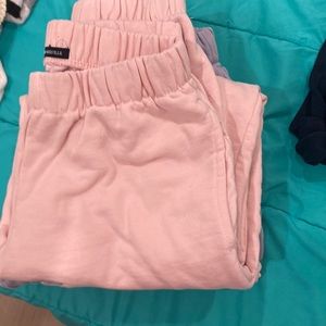 2 pairs brandy melville sweatpants
